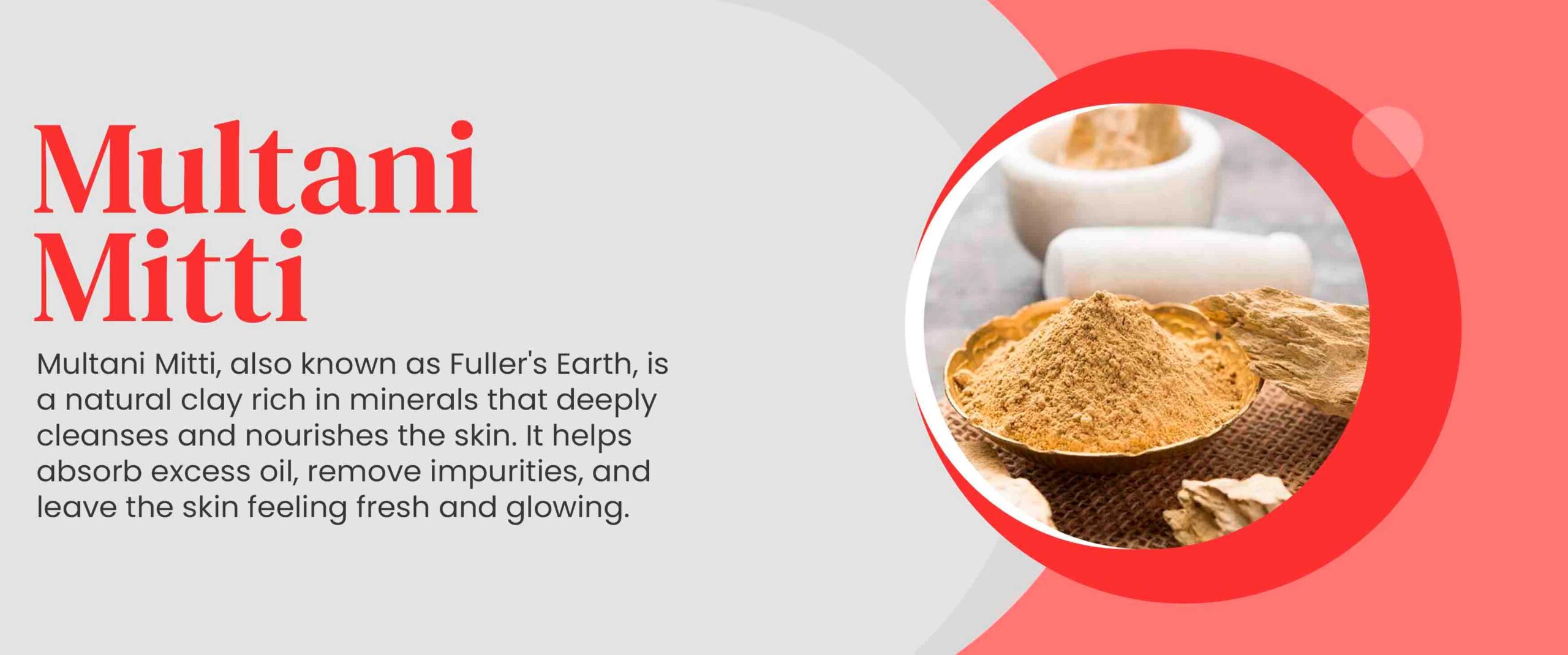 Multani Mitti Web Banner Design